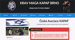 Desktop Screenshot of kravmagakapap-brno.cz