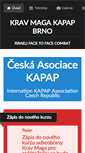 Mobile Screenshot of kravmagakapap-brno.cz