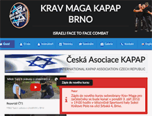 Tablet Screenshot of kravmagakapap-brno.cz